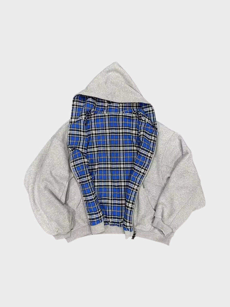 STGALLERY Inside Out Checkered Zipper